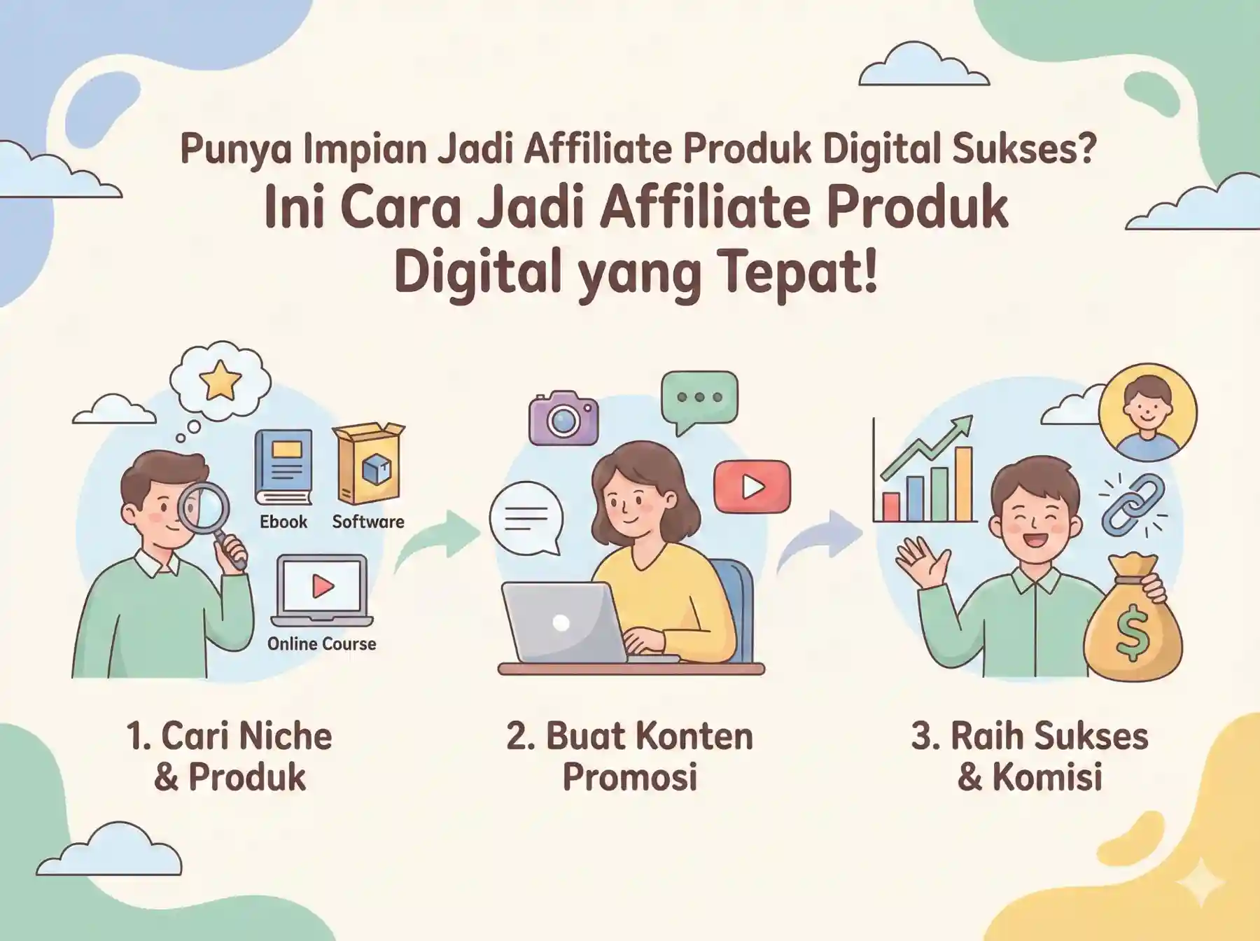 Punya Impian Jadi Affiliate Produk Digital Sukses? Ini Cara Jadi Affiliate Produk Digital yang Tepat!