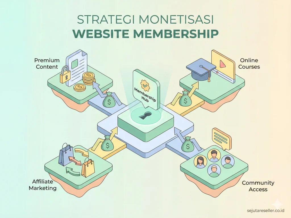 Rahasia Sukses Strategi Monetisasi Website Membership Anda | sejutareseller.co.id